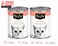 Pack of 2 -Kit Cat Wild Caught Tuna with Crab Canned Cat Food 400g