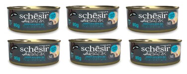 Schesir After Dark Pat&egrave; For Cat - Chicken With Quail Egg 80g  ( 6 PCS )