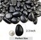 Vsell24&trade; Black Stones 5-8 cm - Large Decorative Rocks for Landscaping, DIY, and Aquariums 5 KG