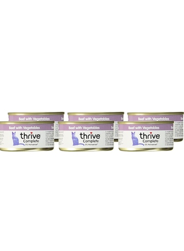 Thrive Complete Beef with Vegetables Wet Cat Food 75g ( 6 PC )