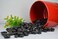 Vsell24&trade; Black Stones 1-2 cm - Decorative Stones for Garden Landscaping, Aquariums, and Craft Projects 10 KG