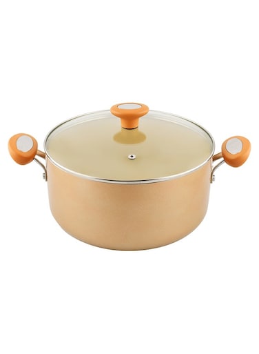 Stockpot Glass Lid - Cushion Smart Orange 26cm