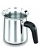 Korkmaz Orbit Milk Pot 1.0L, Black &amp; Silver, A1211