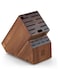 Cook N Home Acacia Wood Knife Storage Block without Knives, 20 Slot Universal Knife Holder Countertop Butcher Block Knife Stand for Easy Kitchen Storage