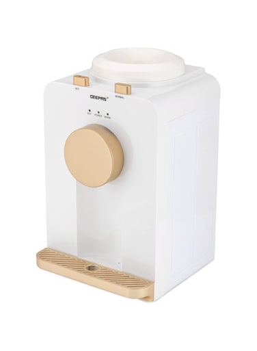 Geepas Hot And Normal Water Dispenser, GWD17032 - Stainless Steel Water Tank, Normal and Hot, Two Taps, Exclusive Appearance Design