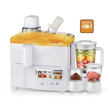Tradeo 4-in-1 Juicer Extractor 400W Multi-Function Blender &amp; Grinder with Pulse Control