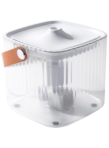 1.8L cat water dispenser, pet dog water dispenser, automatic smart silent pet water dispenser, pet water dispenser change filter, suitable for cats and dogs and other pets