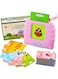 Talking Flash Cards Learning Toys for Toddlers 1-6 Year Old,British English, 224 Words, Audible Educational Toys, Preschool Learning Resource Electronic Interactive Toy Birthday Gifts for Kids-Pink