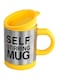 Stirring Coffee Mug Yellow/Silver/Black