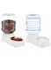 Pet Feeder and Water Dispenser Set, 3.8L Capacity, Automatic, for Dogs Cats