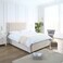 Harmony Dreams Upholstered King Size Bed (180 X 190 CM) Dark Beige Color