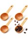Pieces Wooden Scoops for Canisters,15ml Coffee Measure Scoop for Measuring Ground Coffee Beans, Tea, Sugar