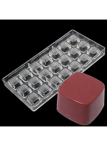 Goldbaking Square Shape Polycarbonate Chocolate Mold DIY Handmade Chocolate PC Mold Pastry Chocolate Tool
