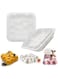 PUPU 3D Clouds Cake Mold Trays, Silicone Baking Mould For Mousse,Chocolate Brownie,Jelly,Ice Cream,Cheesecake ，Kitchen Diy Baking Tools(3D Clouds)