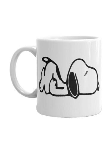 Printed Mug White/Black Standard