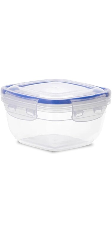 Biella&trade; Meal Prep Container, Airtight Sealed Food Storage Box with Locking Lids, Re-usable &amp; Leakproof Lunch Boxes, Stackable Kitchen Organizer, Tupperware &amp; Microwave Freezer Dishwasher Safe
