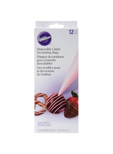 Wilton Disposable Candy Piping Bags, 12-Count, 12 Bags