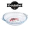 OCuisine 22cm Cake Dish with Handles - Borosilicate Glass, Thermal Shock Resistant