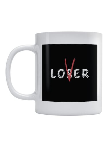 Lover Printed Coffee Mug White/Black/Red