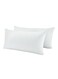 Pack Of 2 Jersey Pillow Cover cotton White 80 x 40cm