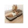 Inflatable Lounge Chair, Grey Flocked Surface, Multi-Position Backrest, Indoor Air Sofa