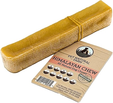 Pet Natural Farm Himalayan Dog Chews, 100% Natural, Long Lasting, Gluten Free, Healthy &amp; Safe Dog Treats, Lactose &amp; Grain Free, Protein Rich (Medium)
