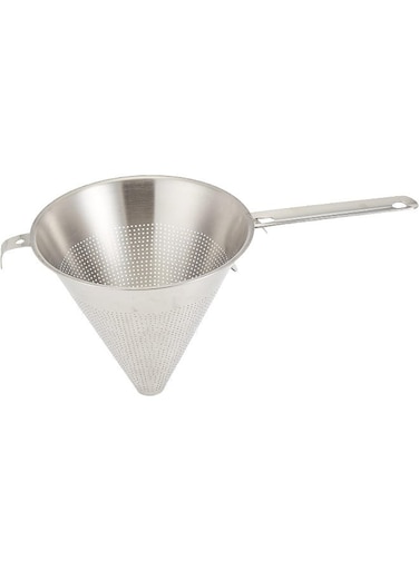 Steel Conical Strainer Silver 23x23cm