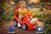 StarMarz Animal Ride-On Car &ndash; Cute Foot-to-Floor Baby Push Car with Fun Cartoon Face, Steering Wheel &amp; Backrest &ndash; Durable Indoor/Outdoor Ride-On Toy for Toddlers (1&ndash;4 Years) &ndash; Red