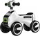 StarMarz LED Music Ride-On Bike &ndash; Foot-to-Floor Baby Push Scooter with Lights, Music, Steering Handle &amp; Stable 4-Wheel Design &ndash; Indoor/Outdoor Toddler Ride-On Toy (1&ndash;4 Years) &ndash; White Edition