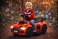 StarMarz Red Sports Ride-On Car &ndash; Foot-to-Floor Baby Push Car with Spoiler, Steering Wheel, Backrest &amp; Smooth Wheels &ndash; Indoor/Outdoor Toddler Ride-On Toy (1&ndash;4 Years) &ndash; Sport Edition