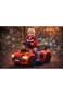 StarMarz Red Sports Ride-On Car &ndash; Foot-to-Floor Baby Push Car with Spoiler, Steering Wheel, Backrest &amp; Smooth Wheels &ndash; Indoor/Outdoor Toddler Ride-On Toy (1&ndash;4 Years) &ndash; Sport Edition