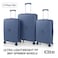 ELITE 3-Piece Hard-Shell Luggage Set (20/24/28) &ndash; Lightweight Spinner Suitcase &ndash; Light Blue