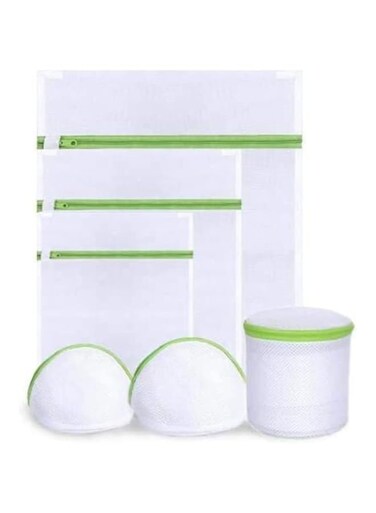 SKEIDO 6Pcs Washing Cloth bag Laundry Bags Zipper Mesh Washing Wash Bag Socks Underwear Clothes Washing Machine Protection Net Mesh Bags