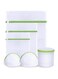 SKEIDO 6Pcs Washing Cloth bag Laundry Bags Zipper Mesh Washing Wash Bag Socks Underwear Clothes Washing Machine Protection Net Mesh Bags