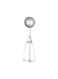 Met Lux 0.9 Ounce Gelato Scoop, 1 Ambidextrous Ice Cream Scoop - Built-In Blade, Dishwashable, Stainless Steel Cookie Dough Scoop, Comfortable Grip, For All Ingredients