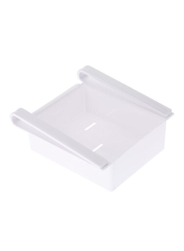 Multipurpose Refrigerator Storage Bin White