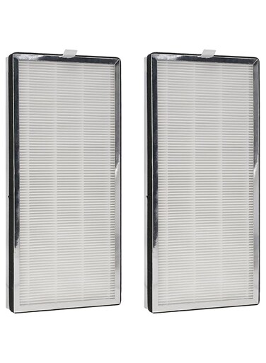 Hichoryer 40 Replacement Filter, Compatible with 40 Air Purifier, Compare to Part #ME40, True HEPA H13 Grade and Activated Carbon 3 in 1 Filter, 2 Pack