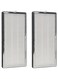 Hichoryer 40 Replacement Filter, Compatible with 40 Air Purifier, Compare to Part #ME40, True HEPA H13 Grade and Activated Carbon 3 in 1 Filter, 2 Pack