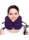 Cervical Traction Device for Neck Pain Relief, Adjustable Inflatable Neck Stretcher Neck Brace, Neck Traction Device for Use Neck Decompression and Neck Tension Relief (Purple)
