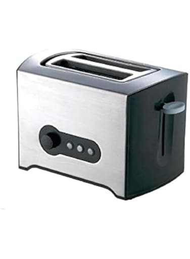 Geepas 900W 2 Slice Toaster - Stainless Steel Bread Toaster with High Lift Function - GBT6152 Reheat  Defrost Function  Lift &amp; Lock Function, Wide 2 Slots