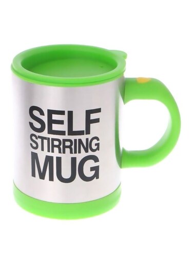 Stirring Mug Green/Silver