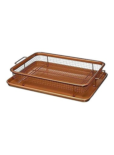 Oven Deep Fryer Copper 37x23cm