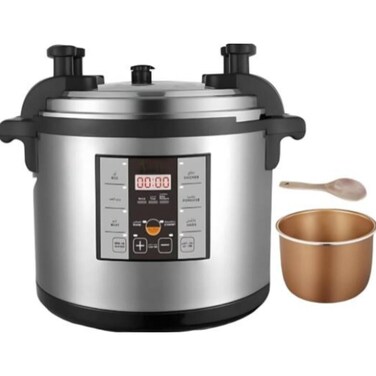 25L Electric Pressure Cooker 3500W Heavy Duty Multi Function Cooker with Digital Control Panel