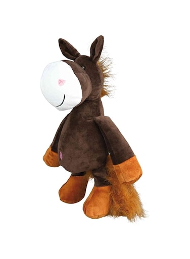 Trixie Plush Horse Teddy Dog Toy - BROWN/32CM