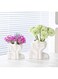 Ceramic Face Vase White Flower Vase for Home Decor, Female Form Face Vase Art Vase Modern Sculptures Decorative Vase for Bedroom Table Shelf Living Room Office Centerpiece (Small 7.5&times;14&times;12.3 cm, A)