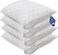 CRAFT Hotel Quality Quilted Pillow Protectors Set of 4 - Zippered Enclosure &amp; Bed Bug Proof