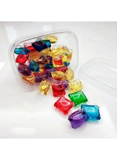 Transform Your Laundry Experience with Gel Beads, Enjoy Clean, Fresh-Smelling Clothes with Laundry Gel Beads"1 box 100pcs