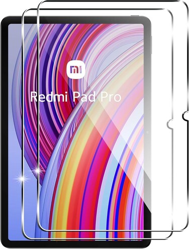 Muzz Redmi Pad Pro 5G 12.1 Inch Screen Protector, Bubble Free, Anti-Scratch, HD Clarity (2)