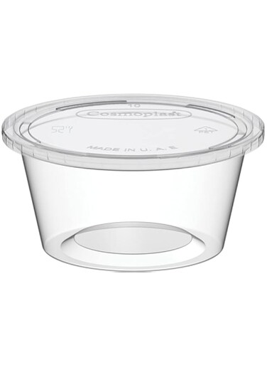 200 SET - 60ml - Plastic Bowl/Sauce Cup White with White Lid (SAUCE,SWEETS,PICKLE, FRUITS) HOT &amp; COLD USE