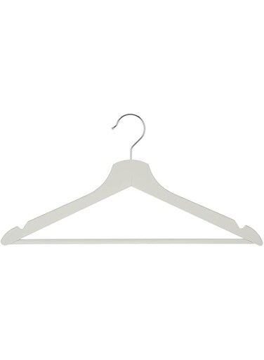 IKEA Hanger Wood Clothes Coat (8 Pack) White Bumerang